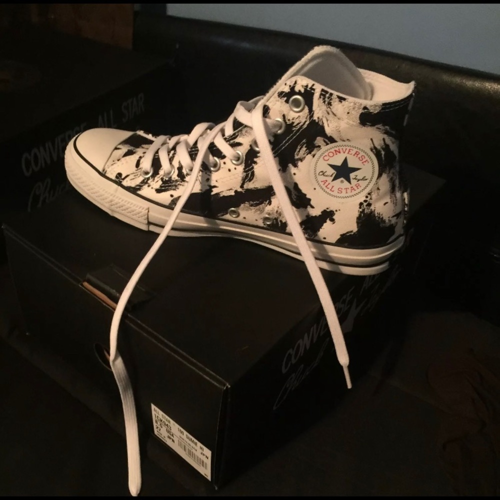 Rare Converse Ink Brushstroke Hi tops